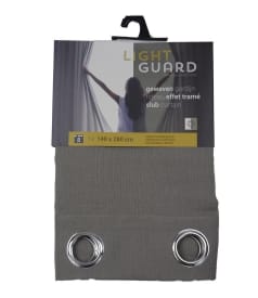 LIGHT GUARD - geweven gordijn ringen - 140x280cm - 2st - FLINT img