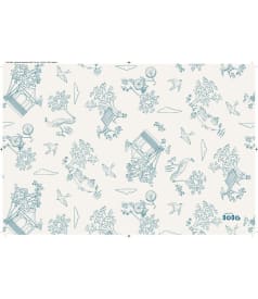 SET DE TABLE - anti-dérapant - 30x45cm - 12pc - A WALK IN THE PARK PRUSSIAN img