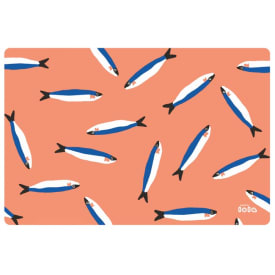 PLACEMAT - anti-slip - 30x45cm - 12st - SARDINHA TANGERINE img