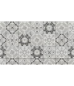 MAT - 80x50cm - 2stuks - TILE ANTIQUE BLACK img