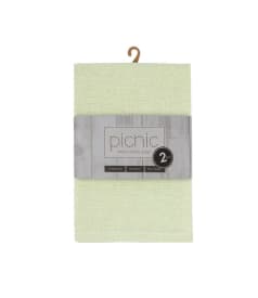 PICNIC - torchon - 50x70cm - 4sets/2pc - RICHMOND CELADON img
