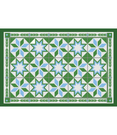 PLACEMAT - anti-slip - 30x45cm - 12st - FEZ GREEN img