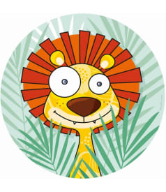 PLACEMAT - anti-slip - 38cm rond - 12st - LION img