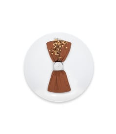 SKINNATUR - rond de serviette - Ø 4cm - 12pc - SIMPLY WHITE img