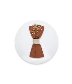 SKINNATUR - servetring -   4cm - 12st - LINEN img