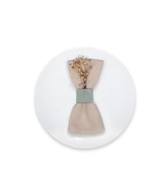 SKINNATUR - rond de serviette - Ø 4cm - 12pc - ICY GREY img