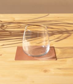 SKINNATUR - coaster - 13x10cm - 1set/6pc - COPPER img