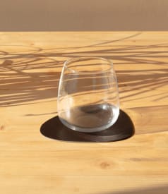 SKINNATUR - dessous de verre pebble - 13x11cm - 1set/6pc - COFFEE BEAN img