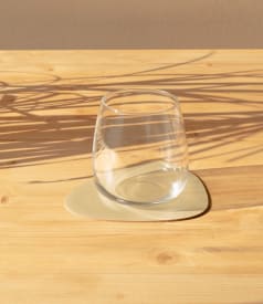 SKINNATUR - dessous de verre pebble - 13x11cm - 1set/6pc - LINEN img