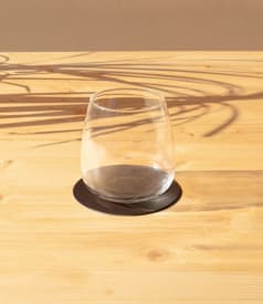 SKINNATUR - dessous de verre circle - 10cm rond - 1set/6pc - GRAIN DE CAFÉ img