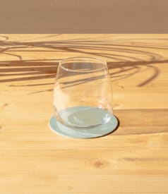 SKINNATUR - untersetzer circle - 10cm rund - 1set/6st - ICY GREY img