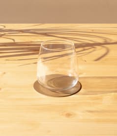 SKINNATUR - dessous de verre circle - 10cm rond - 1set/6pc - TABAC img