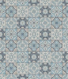 SYMPANOVA - 65cm - 15m - TILE ANTIQUE BLUE img