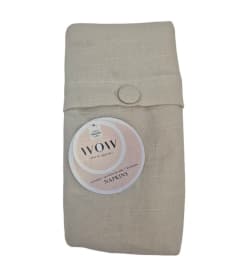 WOW - napkin - 45x45cm - 6sets/4pc - ESSENCE IVORY img