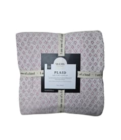 WOW - plaid recyclé - 130x190cm - 2pc - RETICA BLOOM img