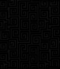 BEAU TIQ - 140cm - 15m - MEANDRA INK BLACK img