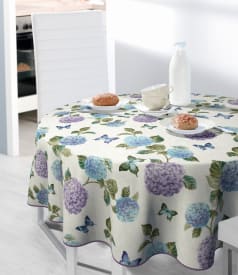 BONITA - 155cm rund - 6st/rolle - JARDIM DE HORTENCIAS LAVENDER img
