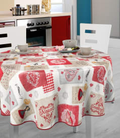 BONITA - 155cm rund - 6st/rolle - COLMAR RED img