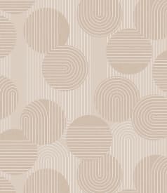 BONITA - 155cm rond - 1st/rol - CIRKLES BEIGE img