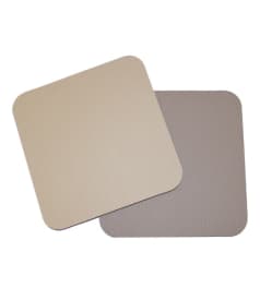 LUNAR - coaster - 10x10cm - 1set/6pc - BEIGE/SAND img