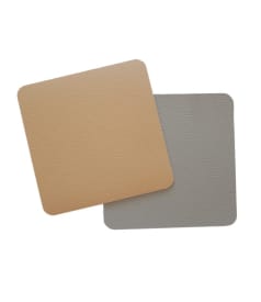 LUNAR - dessous de verre - 10x10cm - 1set/6pc - DESERT/TAUPE img