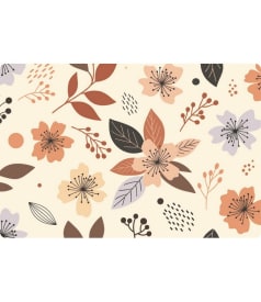 SET DE TABLE - anti-dérapant - 30x45cm - 12pc - PETAL HARMONY img