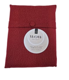 WOW - tafellaken - 150x300cm - 2st - GLOW MERLOT img