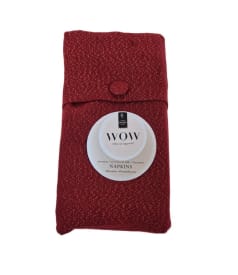WOW - servet - 45x45cm - 6sets/4st - GLOW MERLOT img