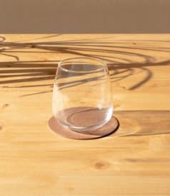 SKINNATUR - onderzetter circle - 10cm rond - 1set/6st - COPPER img