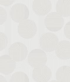 BONITA FELTEX - 140cm - 15m - CIRKLES WHITE img