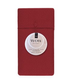 WOW - servet - 45x45cm - 6sets/4st - GLOW MERLOT img
