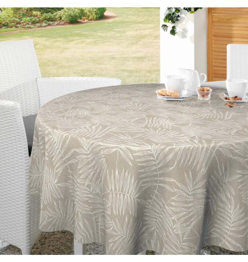 BONITA - 155cm rond - 6st/rol - HOJAS TAUPE BON6616X02 img