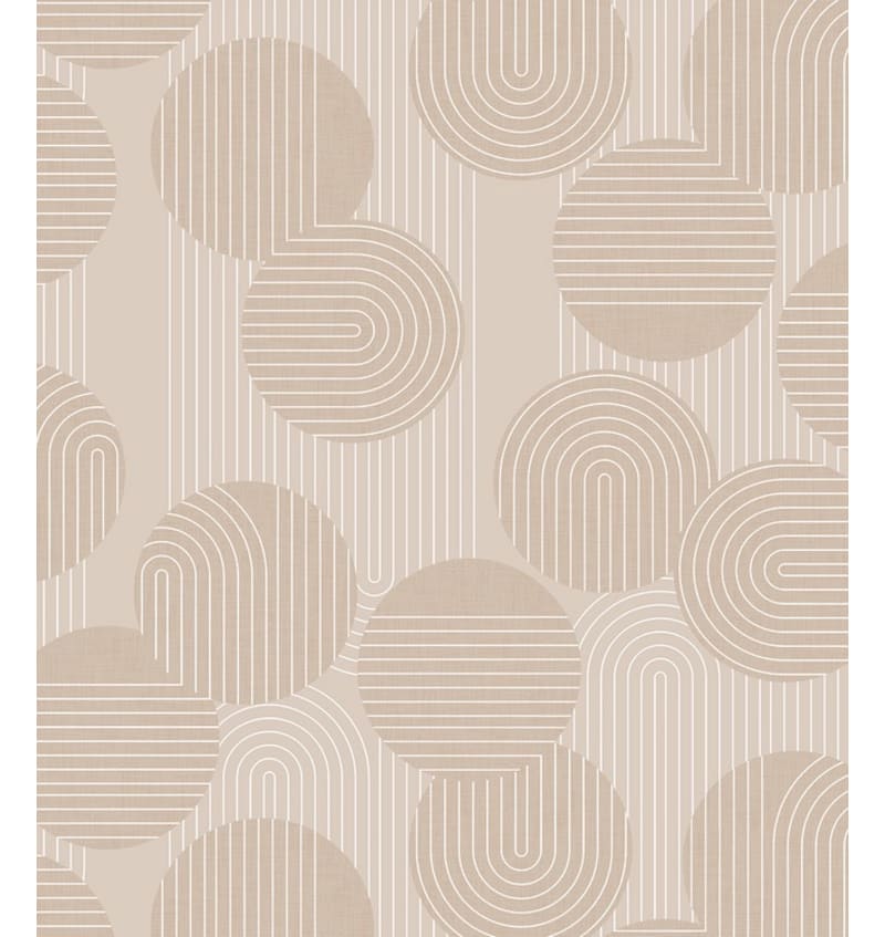 BONITA - 155cm rond - 1st/rol - CIRKLES BEIGE BON161G101 img