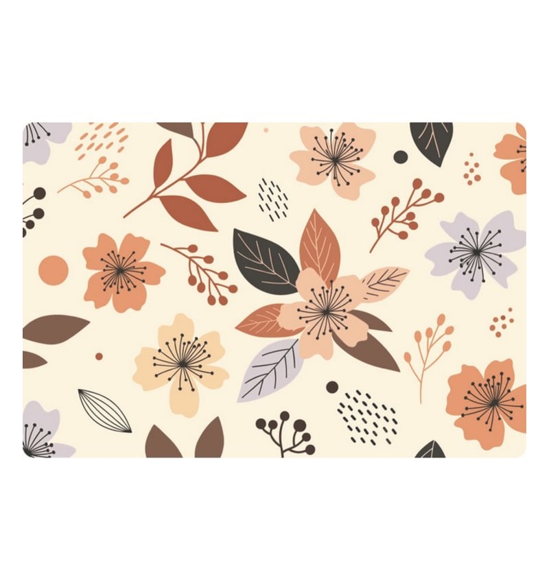 PLACEMAT - anti-slip - 30x45cm - 12st - PETAL HARM PLM5340 img