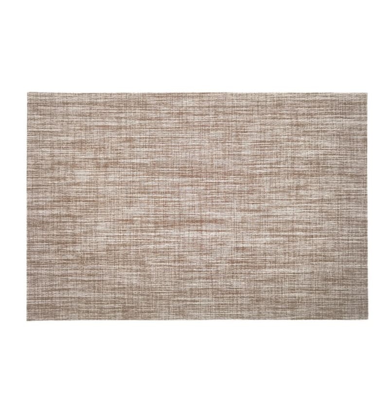 PLACEMAT - PVC WOVEN - 30x45cm - 12st - MONO BROWN PLM9814 img