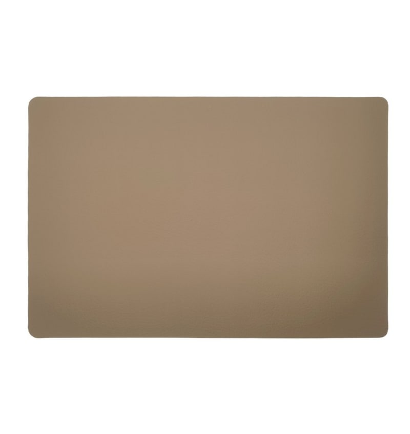 PLACEMAT - RECYC LEDER - 28,5x43,5cm - 12st - SAND PLM7009 img
