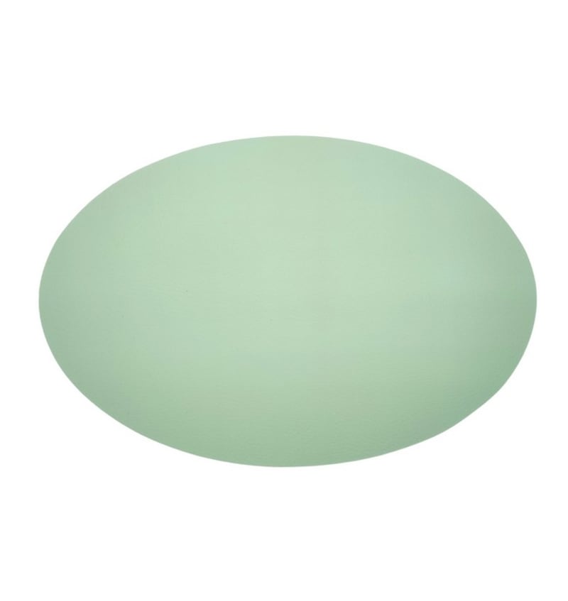 PLACEMAT - RECYC LEDER - 33x45cm ovaal - 12st - HE PLM7108 img