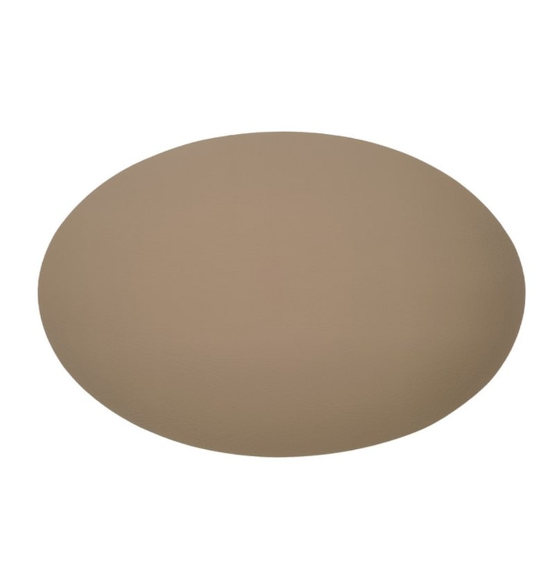 PLACEMAT - RECYC LEDER - 33x45cm ovaal - 12st - SA PLM7109 img