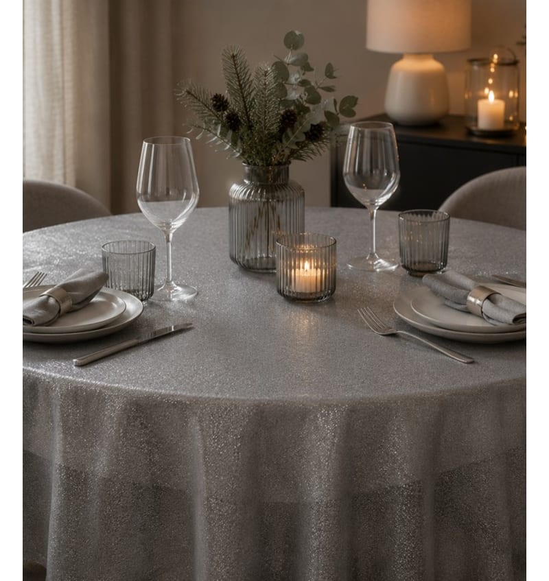 GLITTER - 140cm - 30m - SILVER GLI0002 img