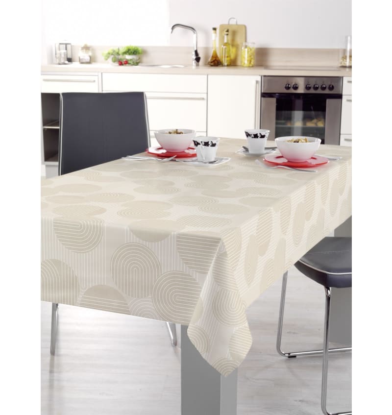BONITA - 140cm - 20m - CIRKLES BEIGE - sfeerfoto BON1G101 img