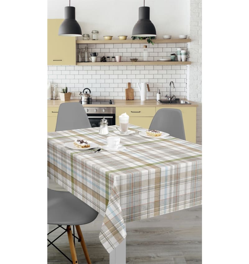 BONITA - 140cm - 20m - SKAK GREY - sfeerfoto BON5R102 img