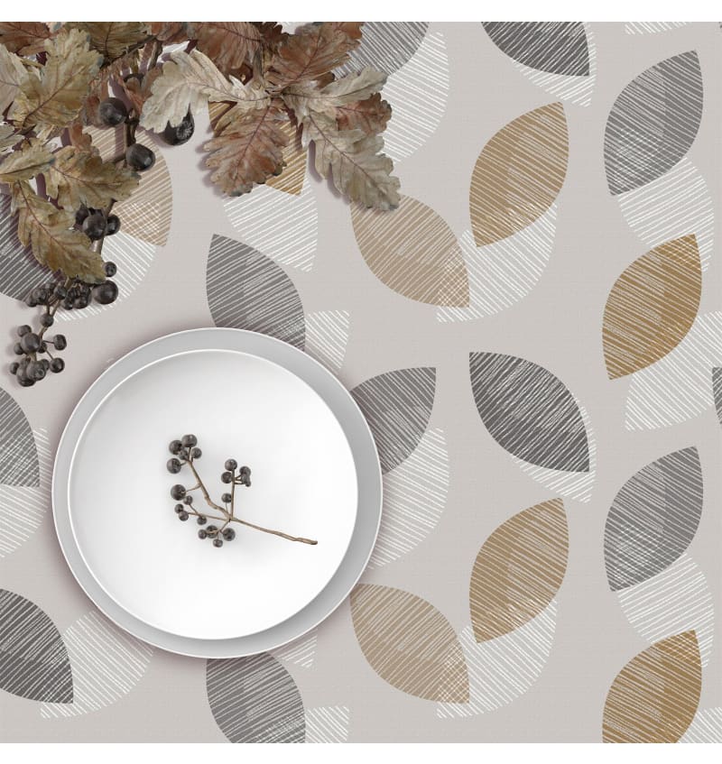 TAFELBESCHERMER BEDRUKT - 140cm - 20m - RITA BEIGE - detail BUL3M801 img