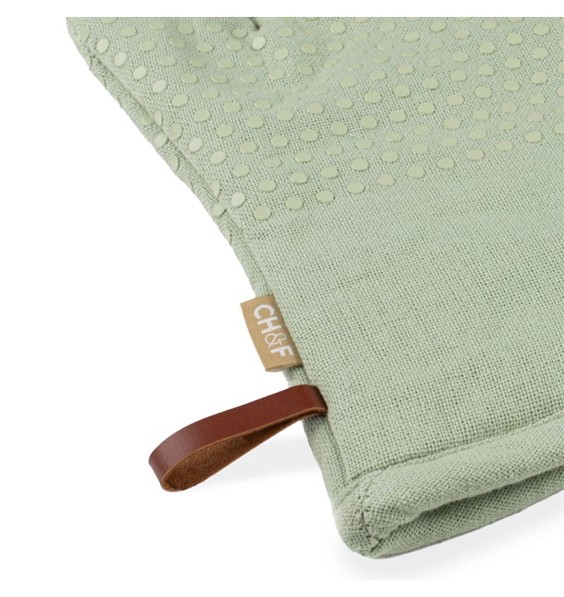 CHEF - ovenwant - 18x33cm - 8st - SIL.DOTS CELADON - detail CHEF03105 img