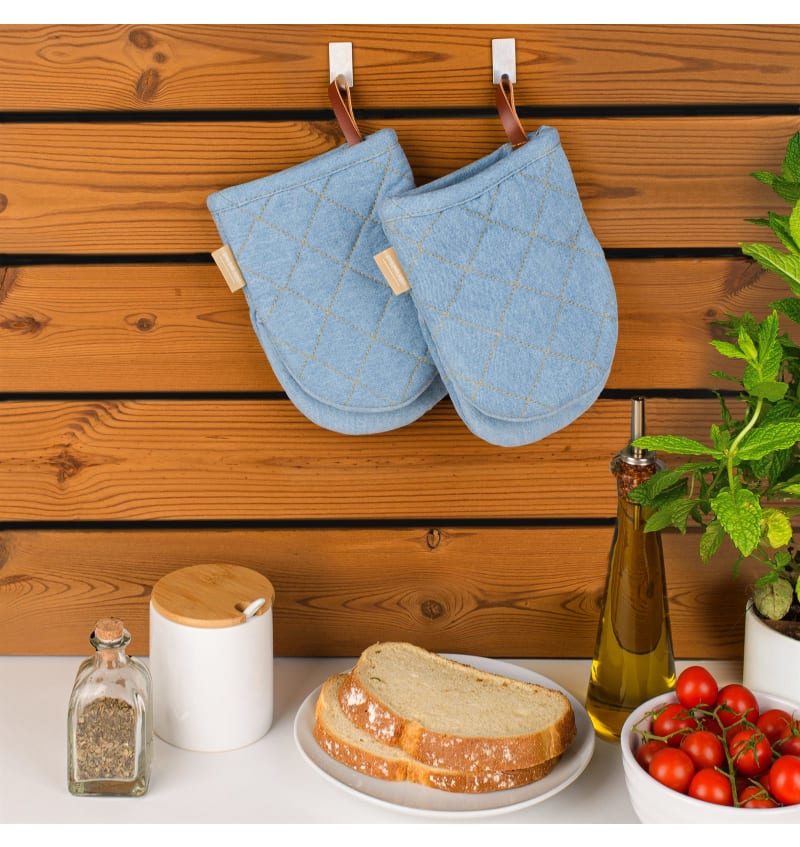CHEF - mini ovenwant - 14x20cm - 8st - JEANS FADE - sfeerfoto CHEF04207 img