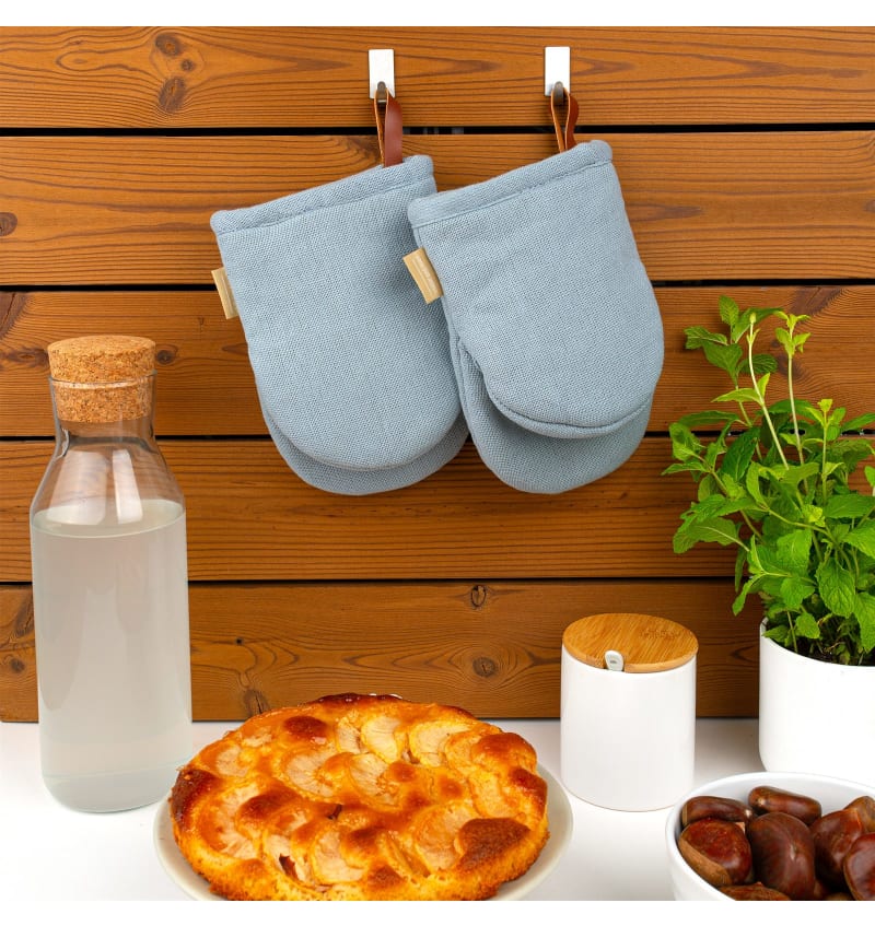 CHEF - mini ovenwant - 14x20cm - 8st - BELLAVARDE DOVE - sfeerfoto CHEF04303 img