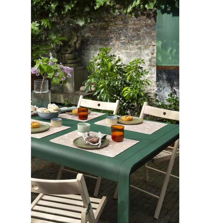PLACEMAT - anti-slip - 30x45cm - 12st - WILD & FREE ROSEWOOD - sfeerfoto LOA4043 img