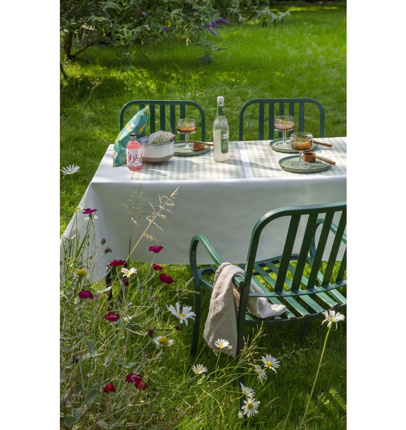 PLACEMAT - anti-slip - 30x45cm - 12st - SMALL CHIWY MINTGREY - sfeerfoto LOA4050 img