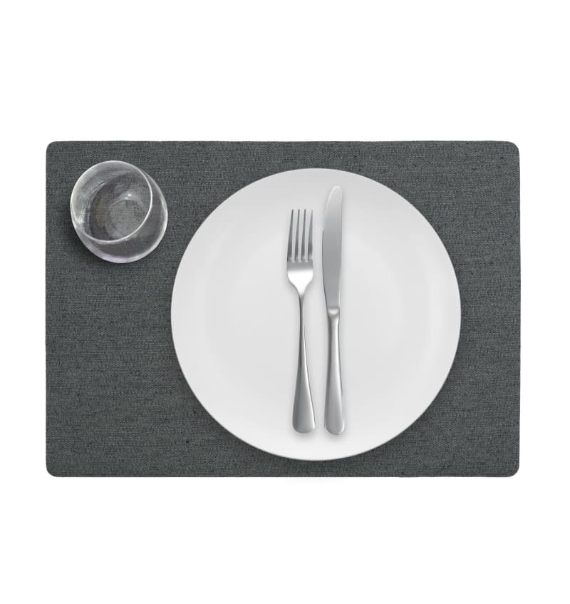 PLACEMAT - SOFIA - 30x43cm - 12st - GREY - detail PLM5701 img