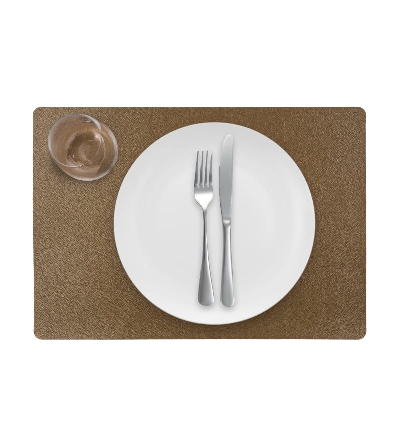 PLACEMAT - LUNAR - 30x43cm - 12st - COPPER/SILVER - detail PLM6003 img