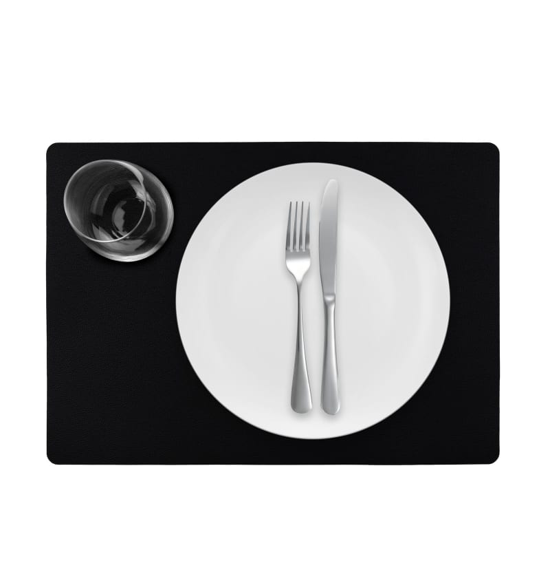 PLACEMAT - LUNAR - 30x43cm - 12st - BLACK/LIGHT GREY - detail PLM6008 img